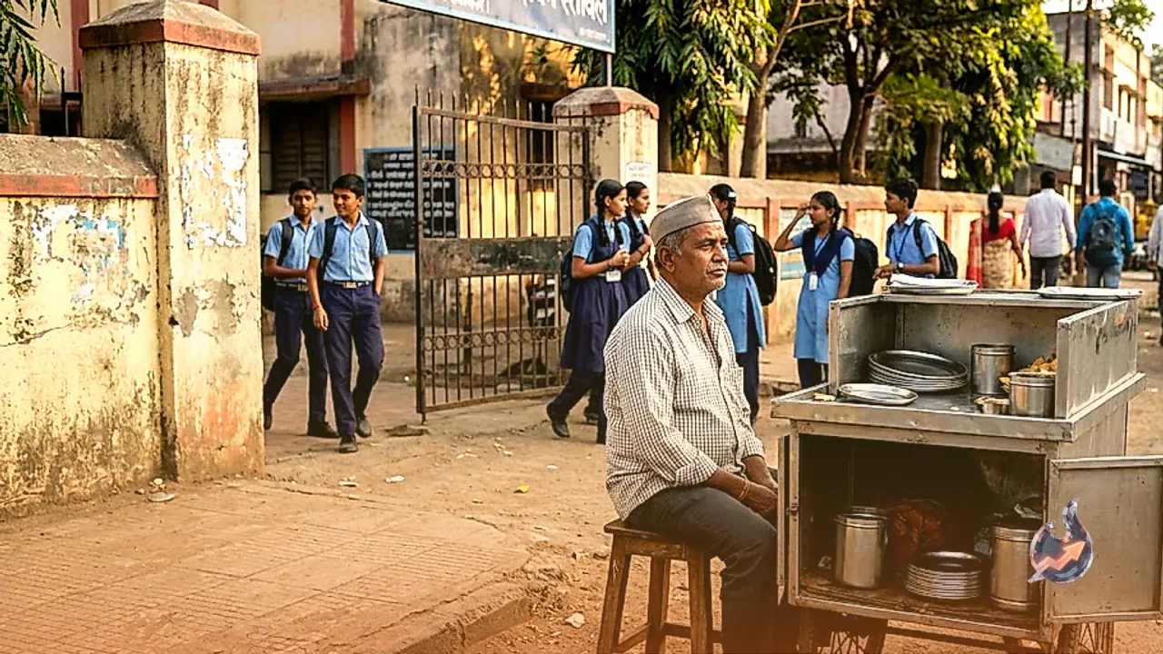 महाराष्ट्र के 1.08 लाख स्कूलों में जंक फूड पर रोक, 50 मीटर दायरे में वड़ा पाव और समोसा बेचने पर पाबंदी
