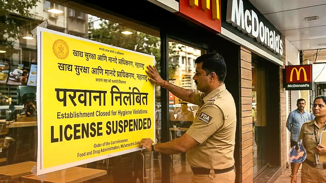 महाराष्ट्र में खाद्य सुरक्षा नियमों की अनदेखी पर कार्रवाई: मैकडॉनल्ड्स और रेडियो क्लब समेत 13 ईटरीज के लाइसेंस सस्पेंड