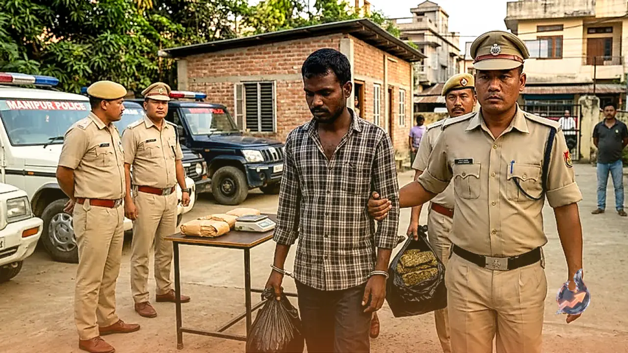 Maharashtra resident arrested in Manipur’s Imphal West with 3.5 kg of Ganja