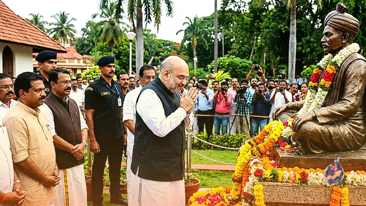 महात्मा अय्यनकाली की जयंती पर अमित शाह ने किया नमन, शिक्षा और सामाजिक न्याय के योगदान को किया याद