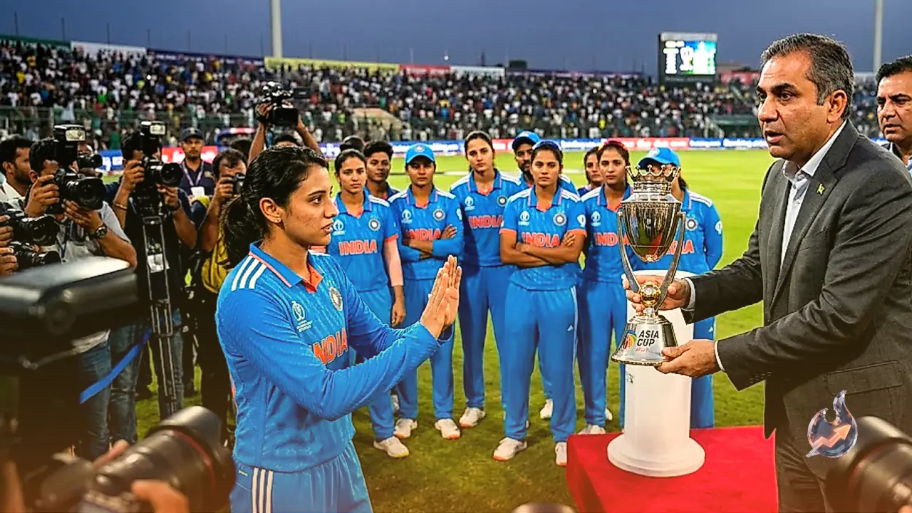 Indian Women's Team Rejects Asia Cup Trophy From Mohsin Naqvi, Sparking Bizarre Defense by Pakistani Anchor