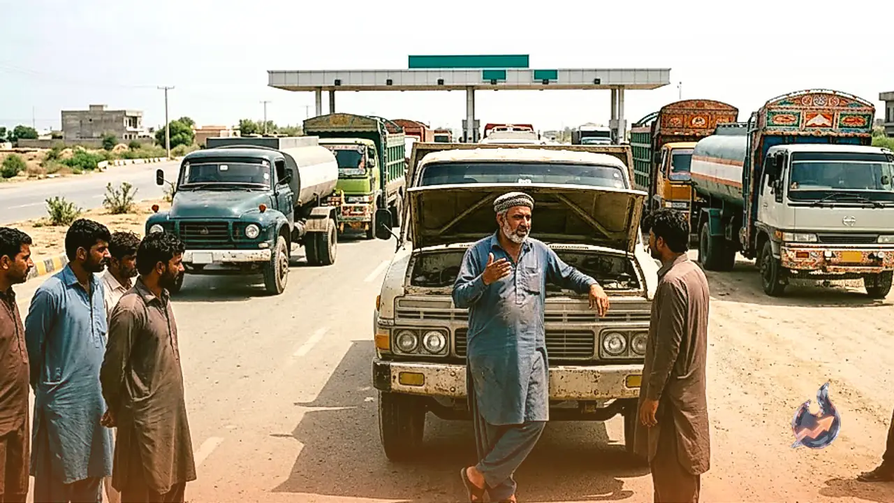 Commercial Transporters Launch Indefinite Nationwide Strike in Pakistan Over Fuel Prices and Heavy Fines