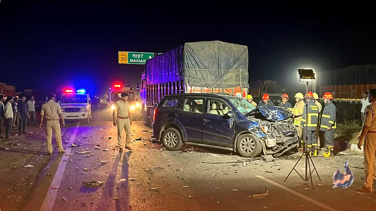 Late-night highway crash near Maihar wipes out five members of one family in Madhya Pradesh