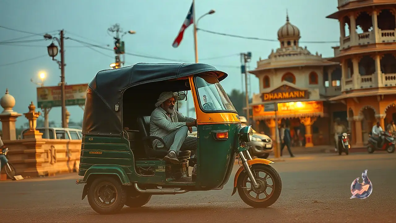 Superstar Rajinikanth Rides an Auto Rickshaw to Mysore Film Sets, Steps Out to Greet Cheering Crowds