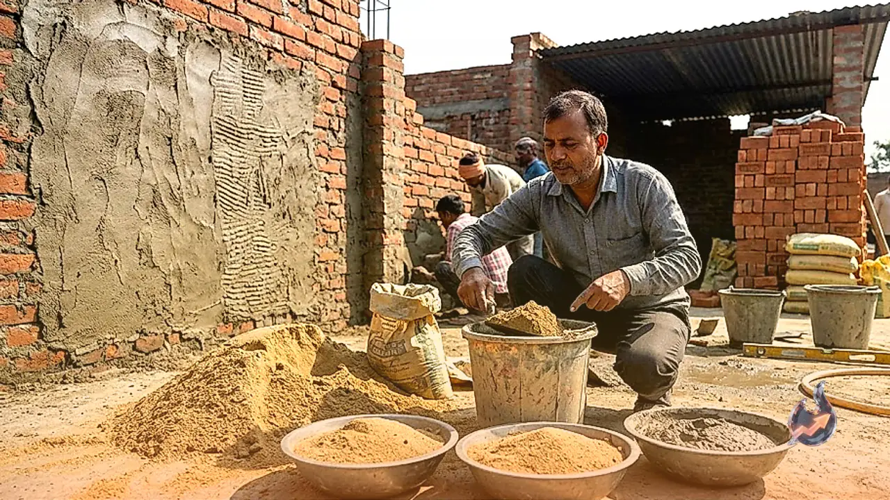 मजबूत प्लास्टर के लिए सीमेंट और मौरंग का सटीक अनुपात, राजगीर योगेश कुमार ने बताए जरूरी नियम