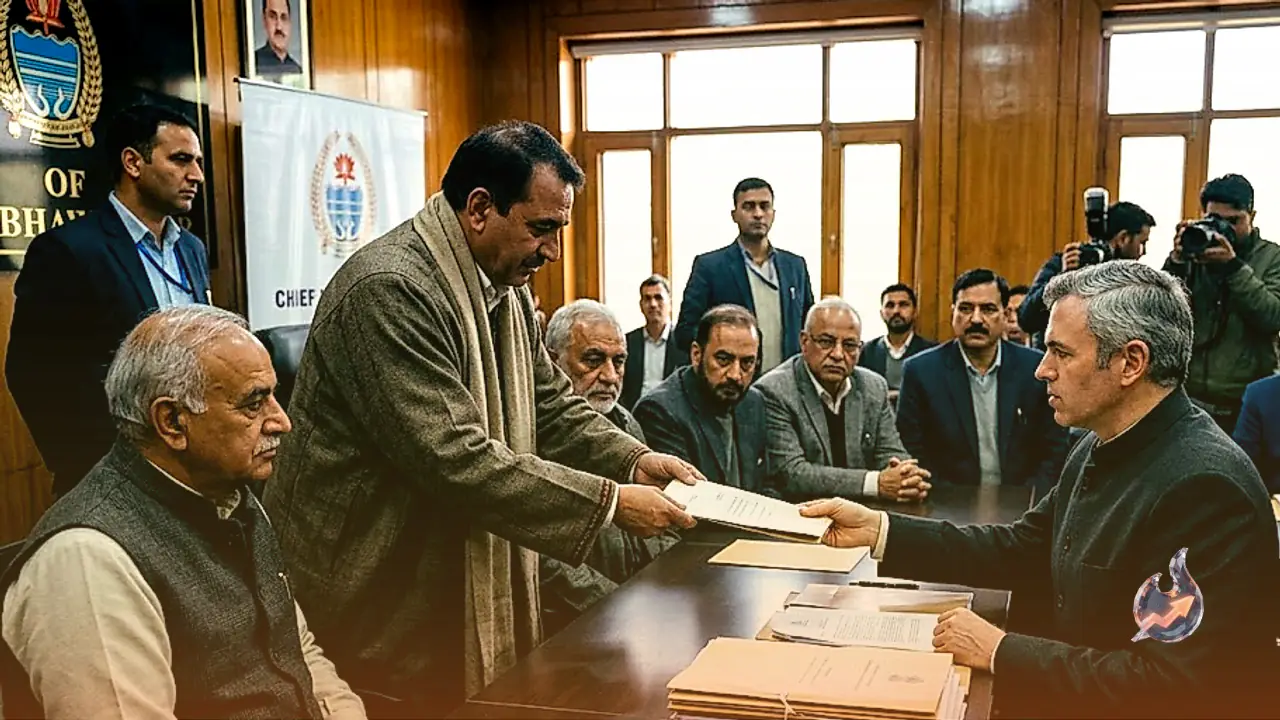 Major Political Upheaval in Jammu and Kashmir as All Ministers Submit Resignations to CM Omar Abdullah
