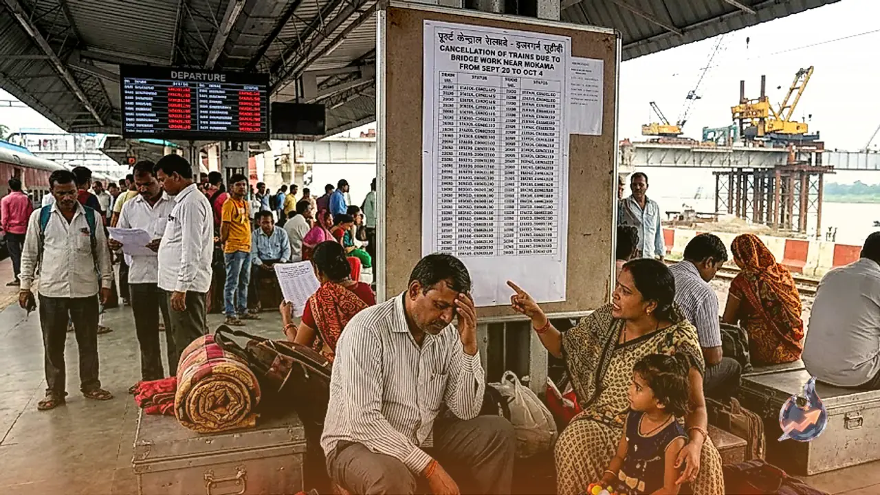 Major Setback for Railway Passengers as East Central Railway Cancels Hundreds of Trains from September 20 to October 4