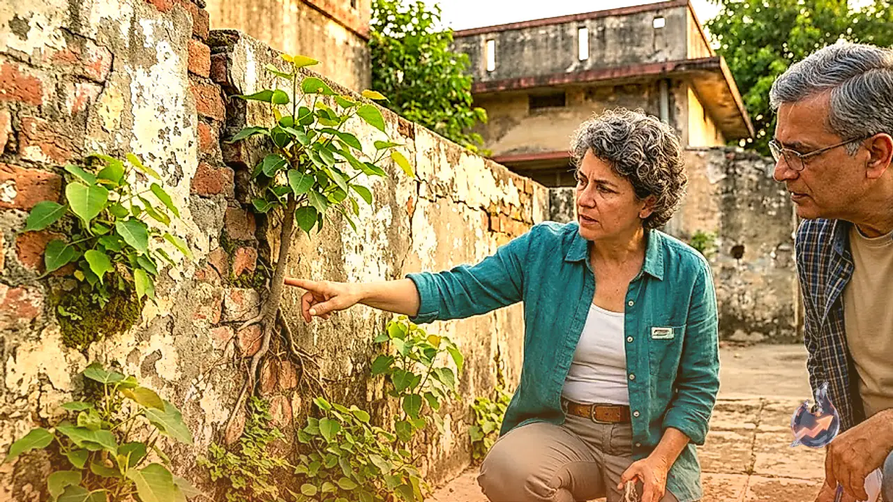 Banyan and Peepal Saplings on Walls Threaten Building Safety, Agriculture Scientist Explains How to Remove Them Safely
