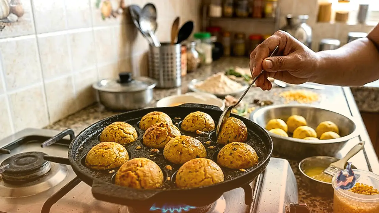 Make High-Protein Moong Dal Bati in an Appe Pan for a Nutritious Twist