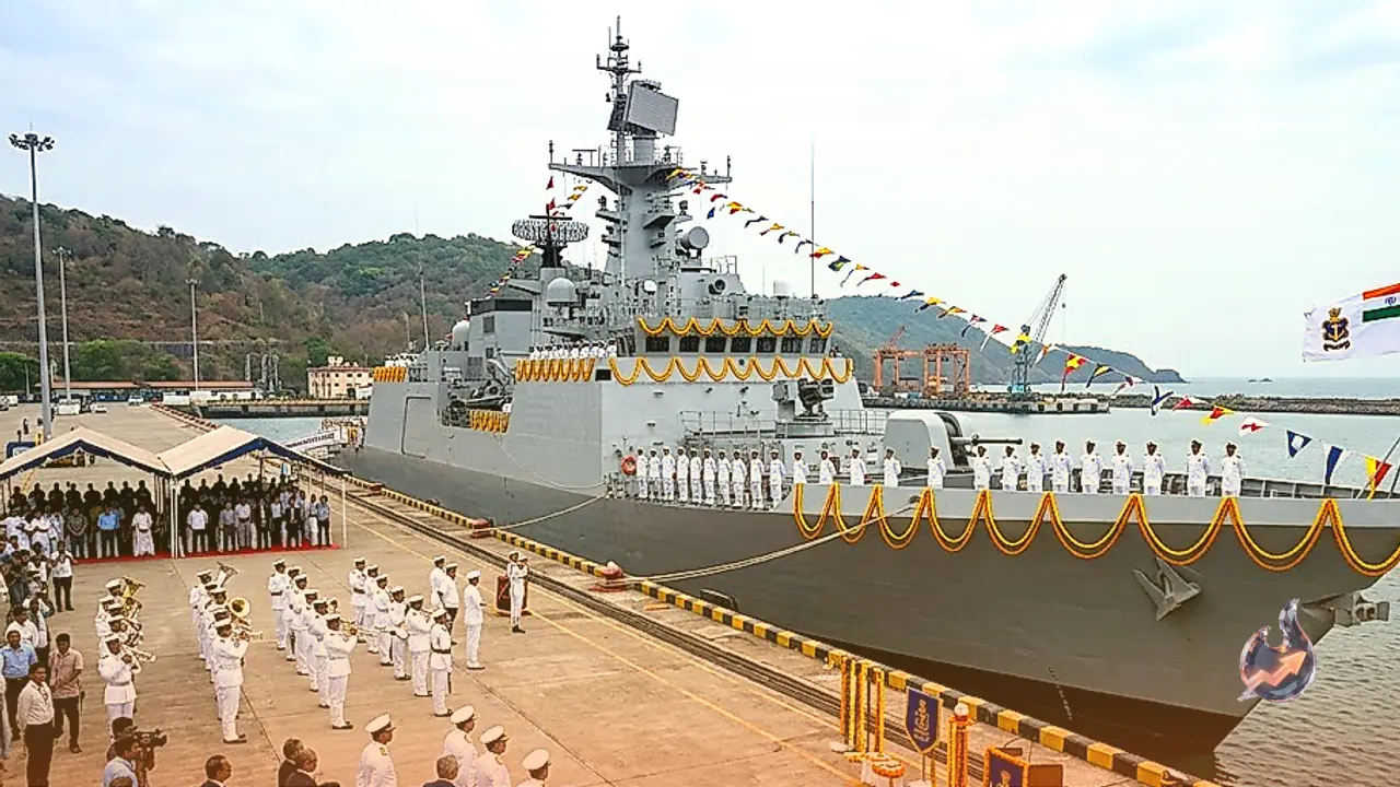 Make in India Milestone: Indigenous Multi-Purpose Warship Samarthak Joins Indian Navy