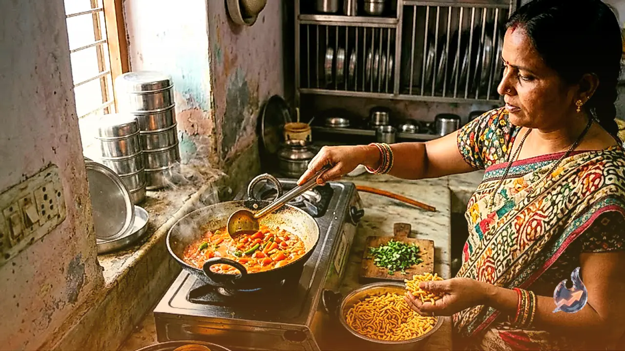 Make Traditional Rajasthani Sev Tamatar Curry In 10 Minutes
