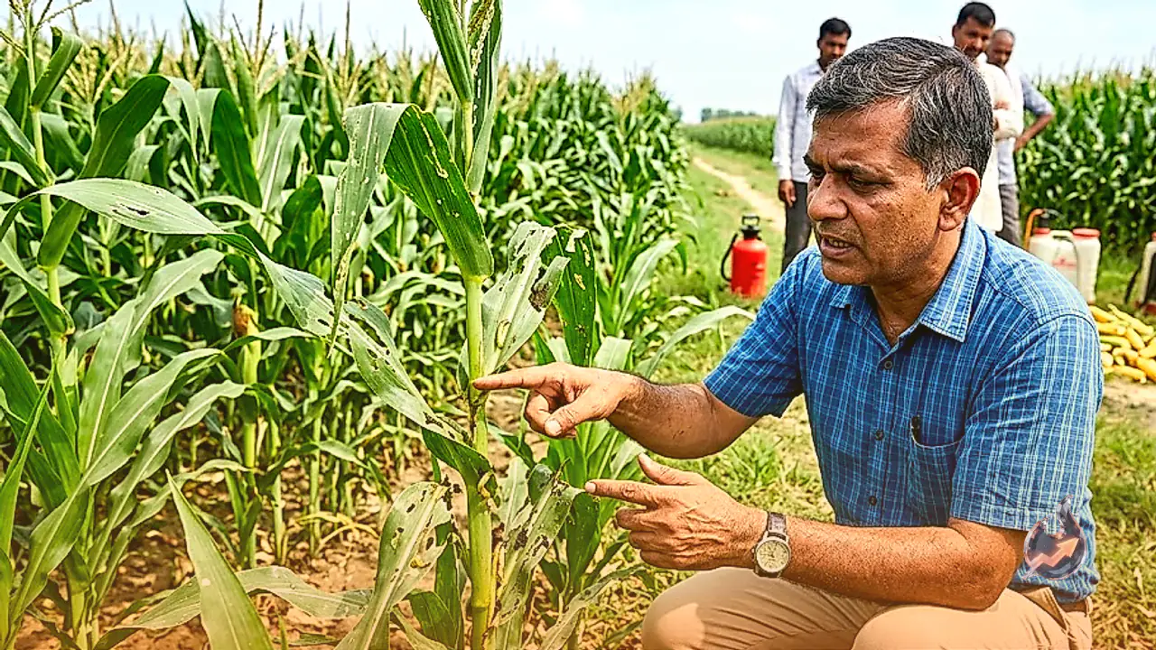 मक्का किसानों के लिए सितंबर में फॉल आर्मी वर्म का खतरा, विशेषज्ञ प्रमोद कुमार ने दिए बचाव के तरीके