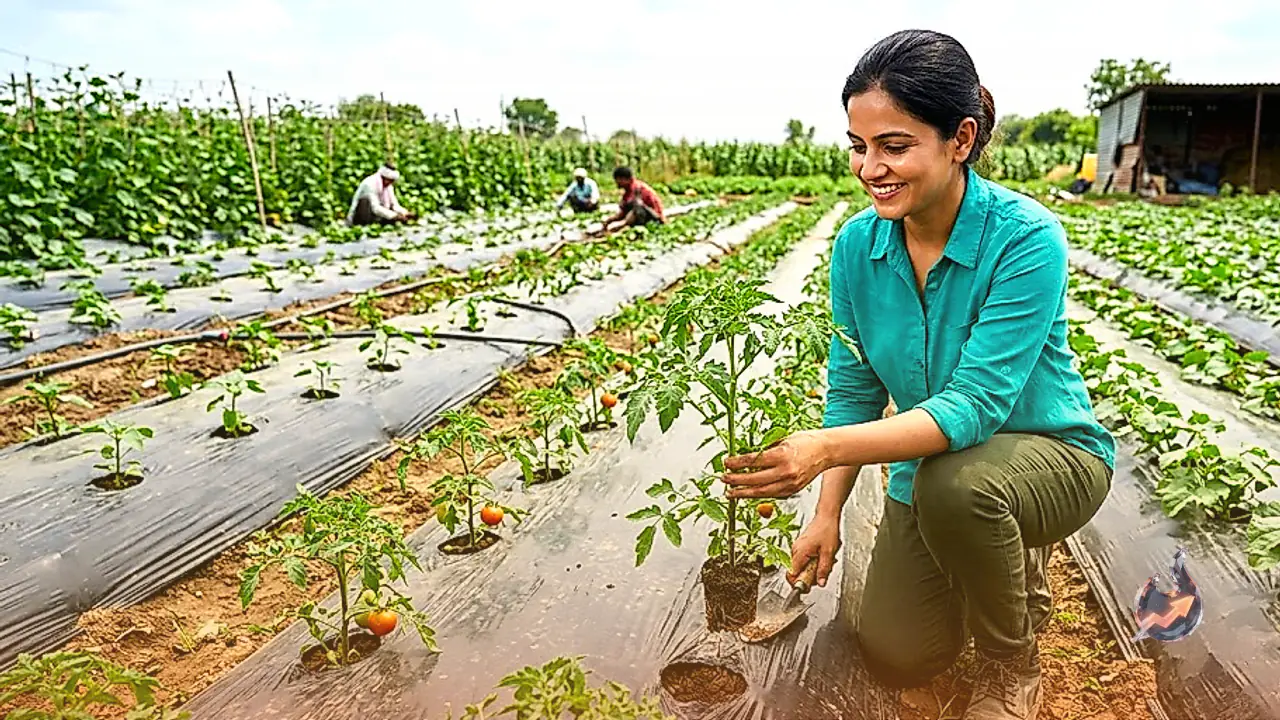 Fifty Percent Subsidy on Mulching Technique for Tomato and Cucumber Farming Gives Growers Up to Twenty Thousand Rupees