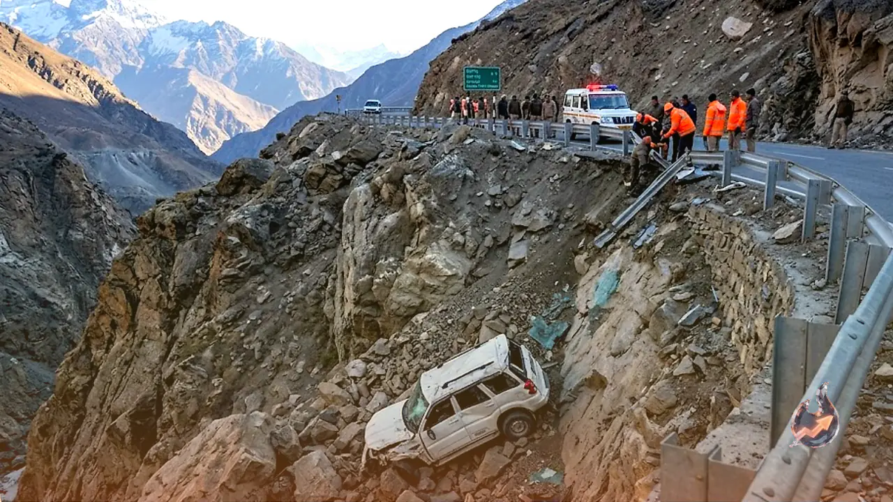 Manali Trip Turns Tragic: Mother and 11-Month-Old Son Die as Scorpio Falls into Gorge in Lahaul-Spiti
