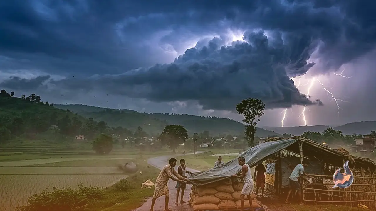 Jharkhand Braces for Thunderstorms as IMD Issues Orange Alert Across Two Dozen Districts