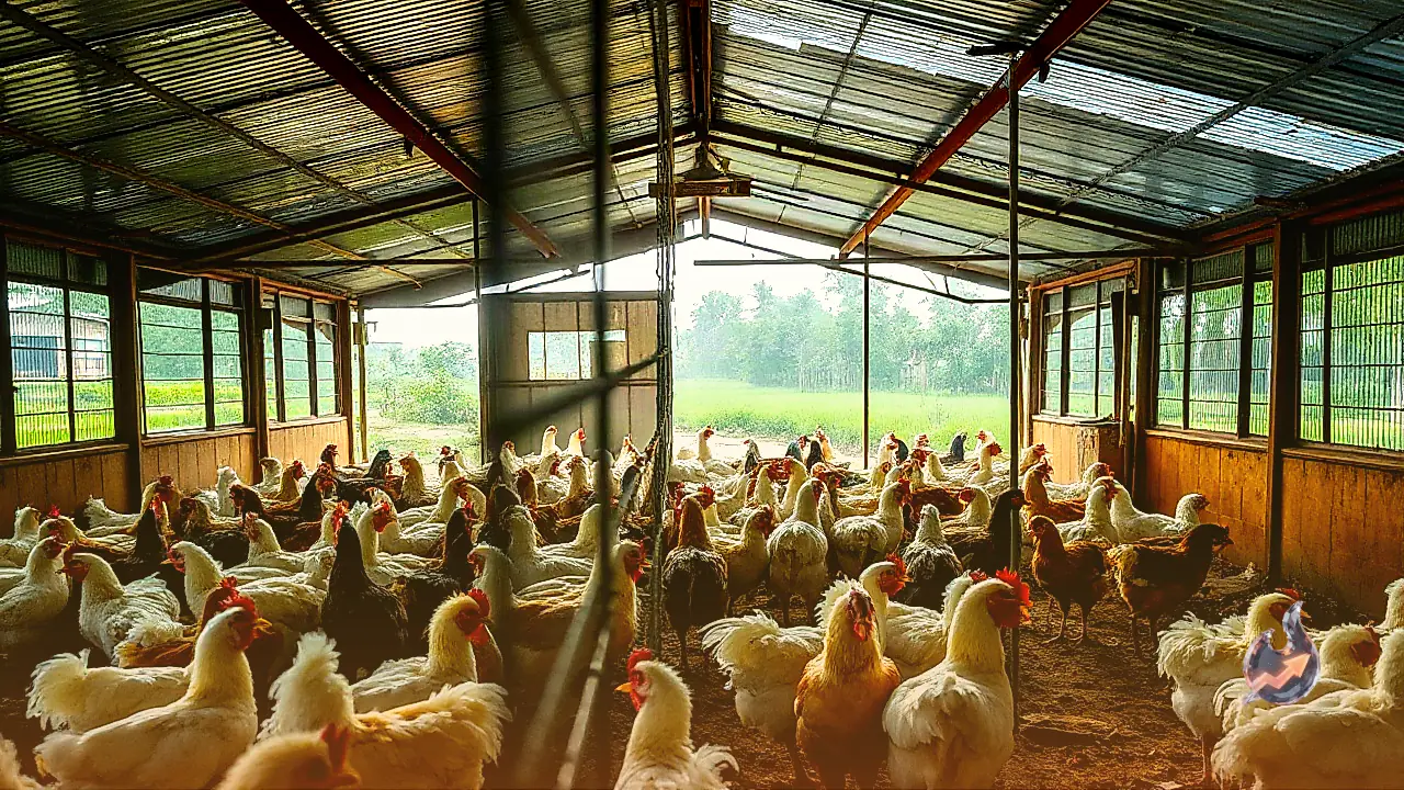 Poultry Farmers Face Monsoon Threat: Veterinary Experts Outline Essential Steps to Prevent Ranikhet Disease and Keep Sheds Dry