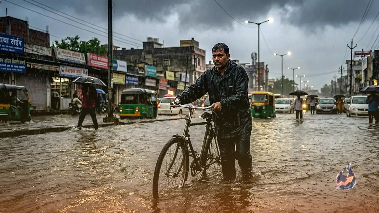 Monsoon Fury: Severe Weather Alert Across 13 States as IMD Predicts Heavy Rainfall
