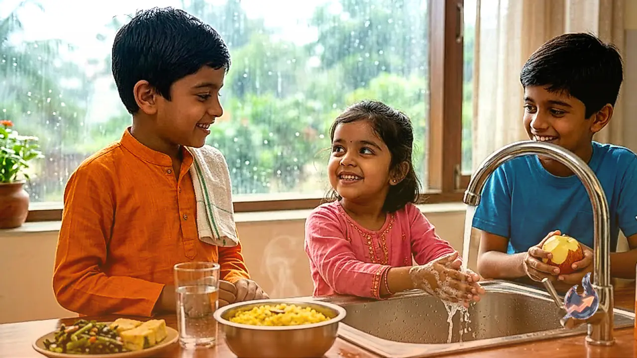 How to Protect Children from Monsoon Infections: Essential Diet and Hygiene Advice from Dietitian Mamata Pandey