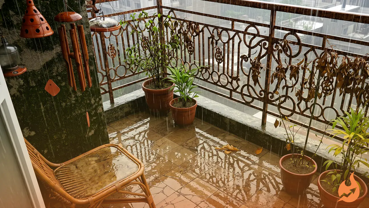 मानसून में बालकनी की देखभाल: इन 7 आम चूकों से बचें, वरना सीलन और जमा पानी बिगाड़ देंगे आपका आरामगाह