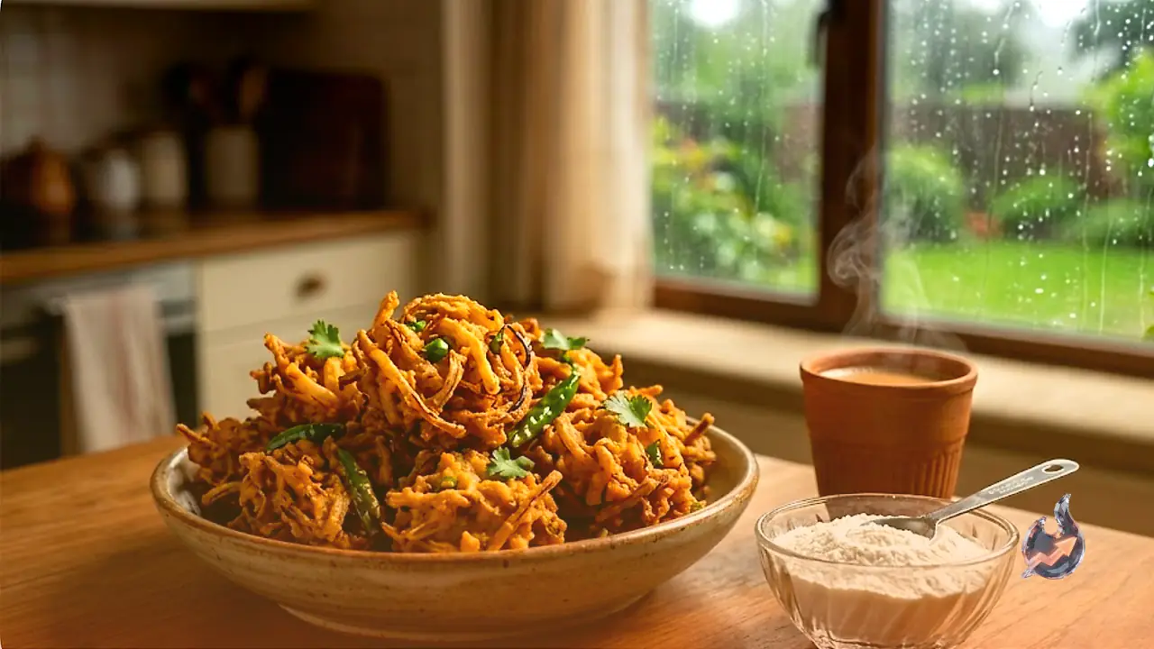 This one simple trick makes onion pakoras extra crispy for monsoon tea time