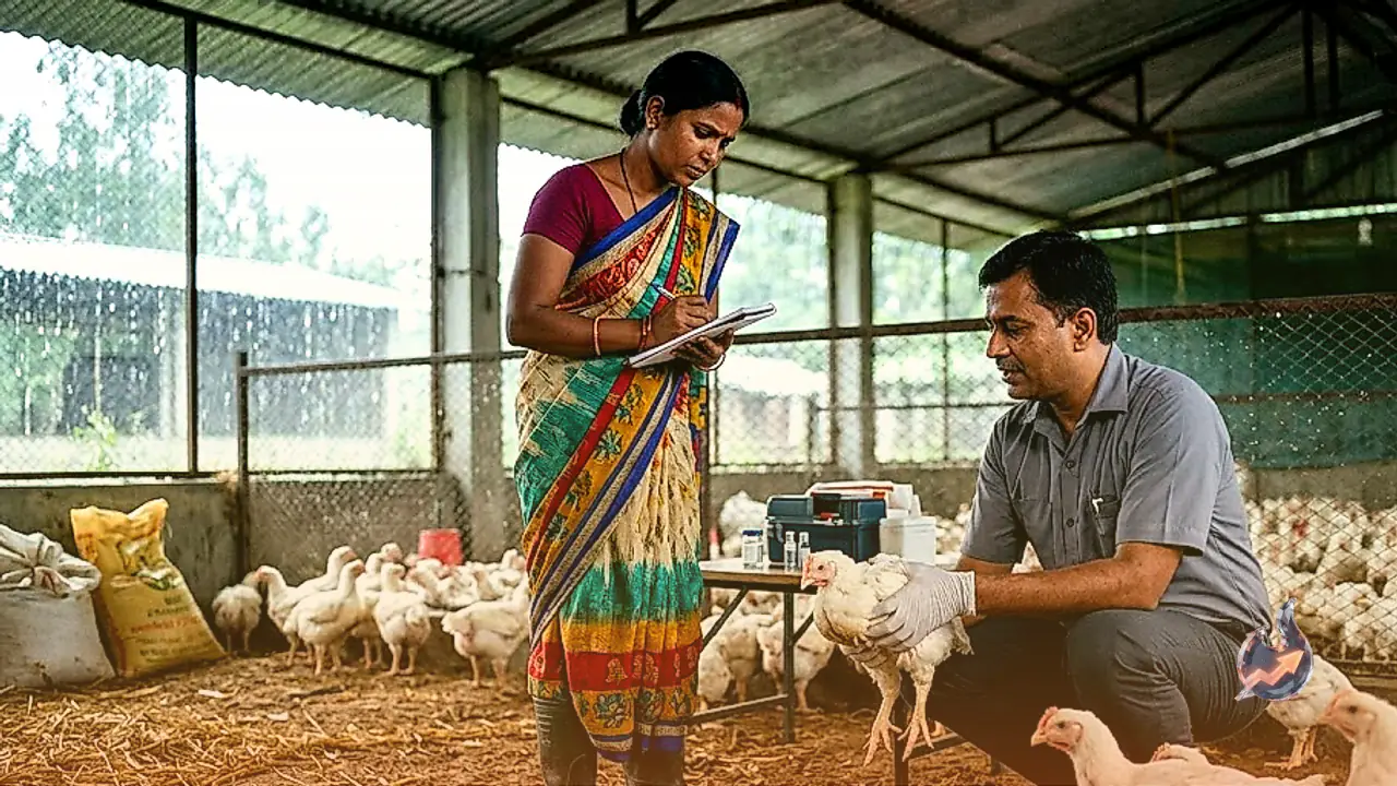Monsoon Poultry Care: Veterinary Expert In Gonda Warns Farmers Against Seasonal Infections