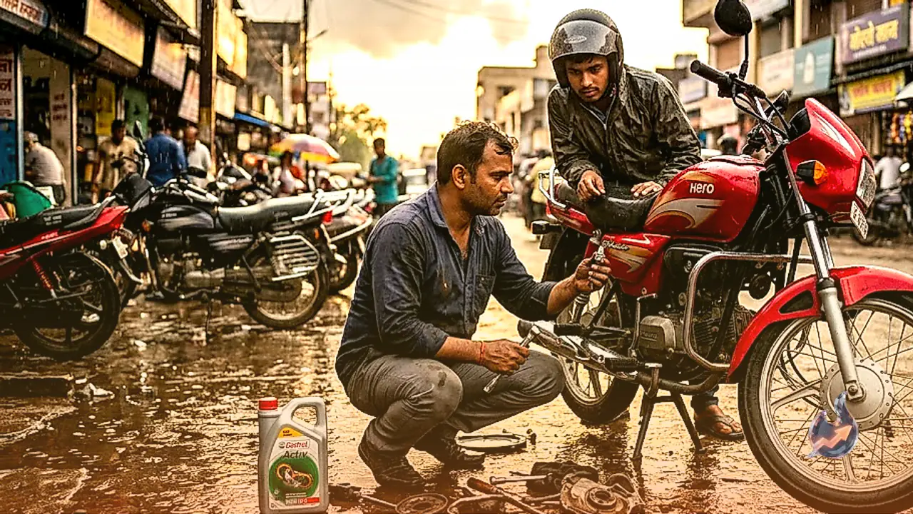 Bike stalling repeatedly in the rain? A Bilaspur mechanic shares easy monsoon fixes