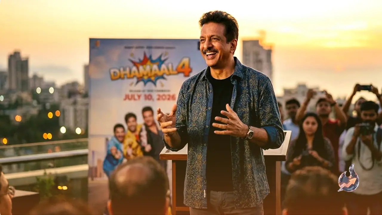 Javed Jaffrey returns as Manav for the fourth straight Dhamaal film, and boredom is the last thing he feels