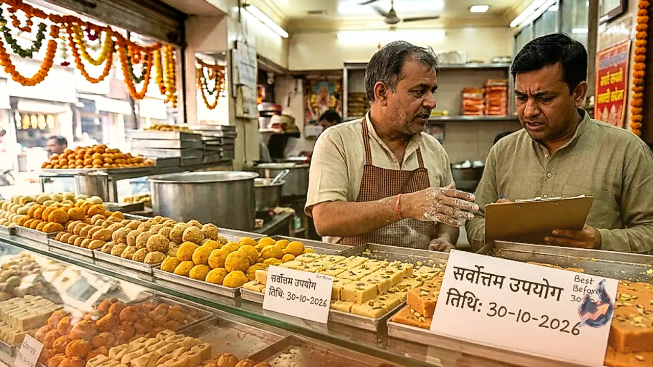 Mandatory Expiry Dates on Loose Sweets Spark Tension Among Sweetmakers in UP and Uttarakhand