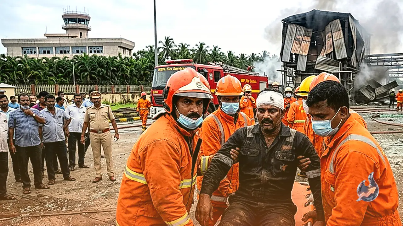Blast Rocks Mangalore Refinery Premises in Karnataka Leaving 8 Injured as Airport Building and Nearby Homes Shake