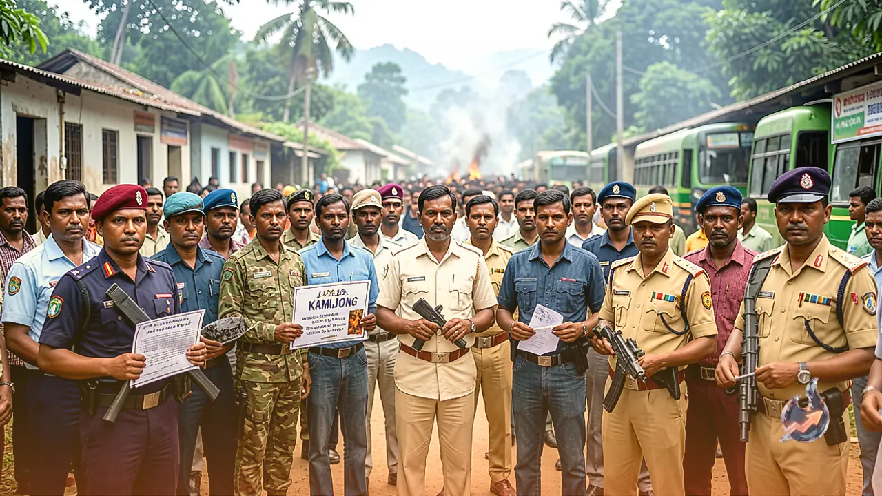 Manipur DGP Mukesh Singh visits Kamjong to review security following fresh arson incidents