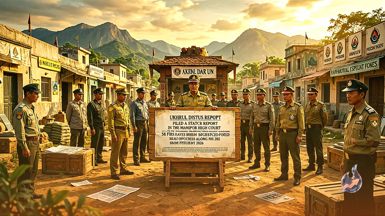 Manipur Police Inform High Court of 58 Cases and Heavy Security Escorts Along Ukhrul Highway Link
