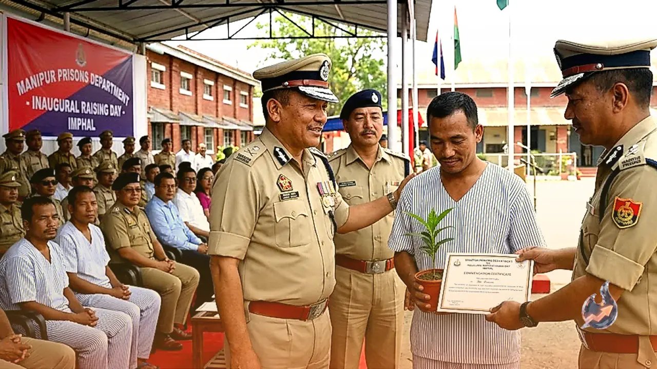 Manipur Prisons Department Holds First Raising Day, Highlighting Reformation After 134 Years