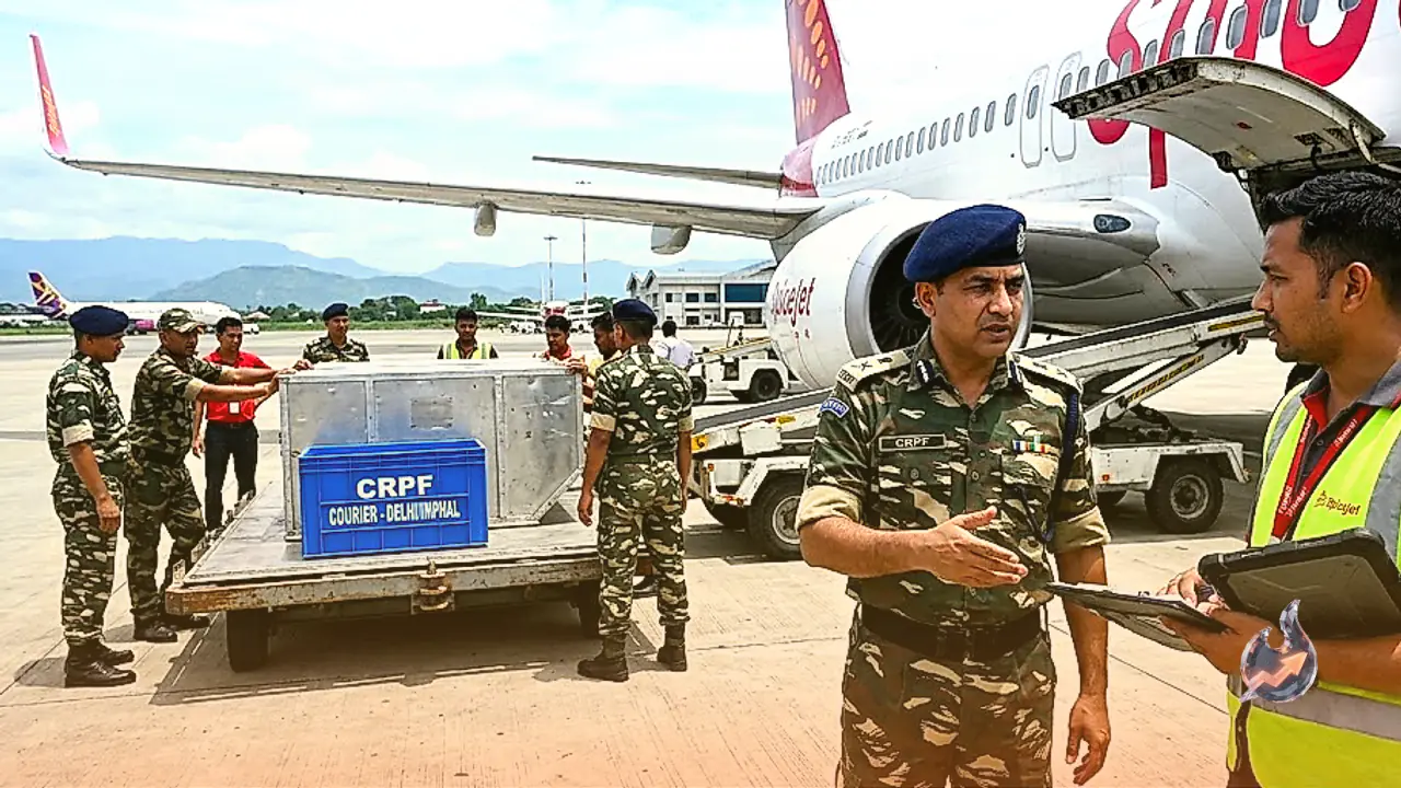 मणिपुर में सुरक्षाबलों की आवाजाही आसान बनाने के लिए CRPF ने दिल्ली से सीधी एयर कूरियर सेवा का भेजा प्रस्ताव
