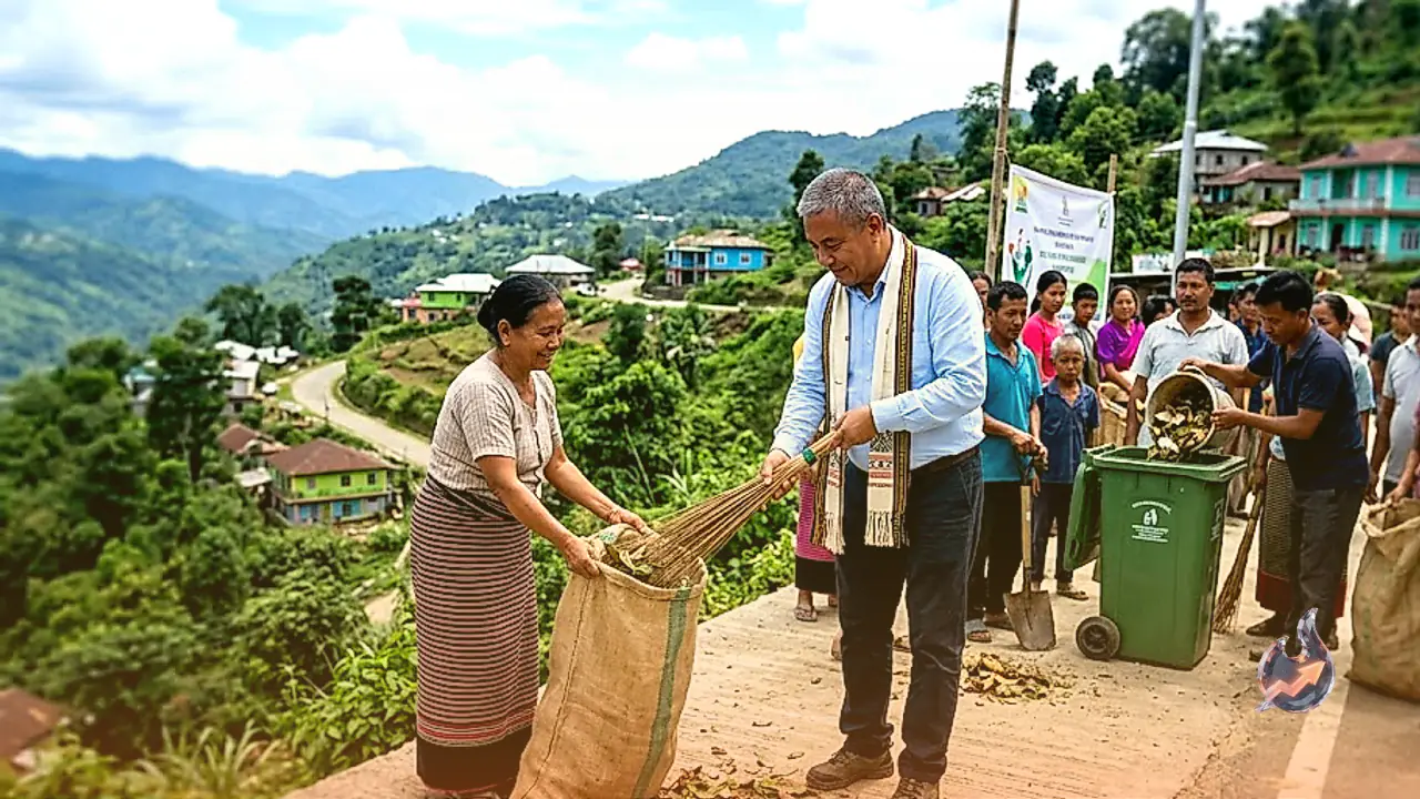 Manipur launches two major sanitation campaigns to transform waste management and clean hill cities