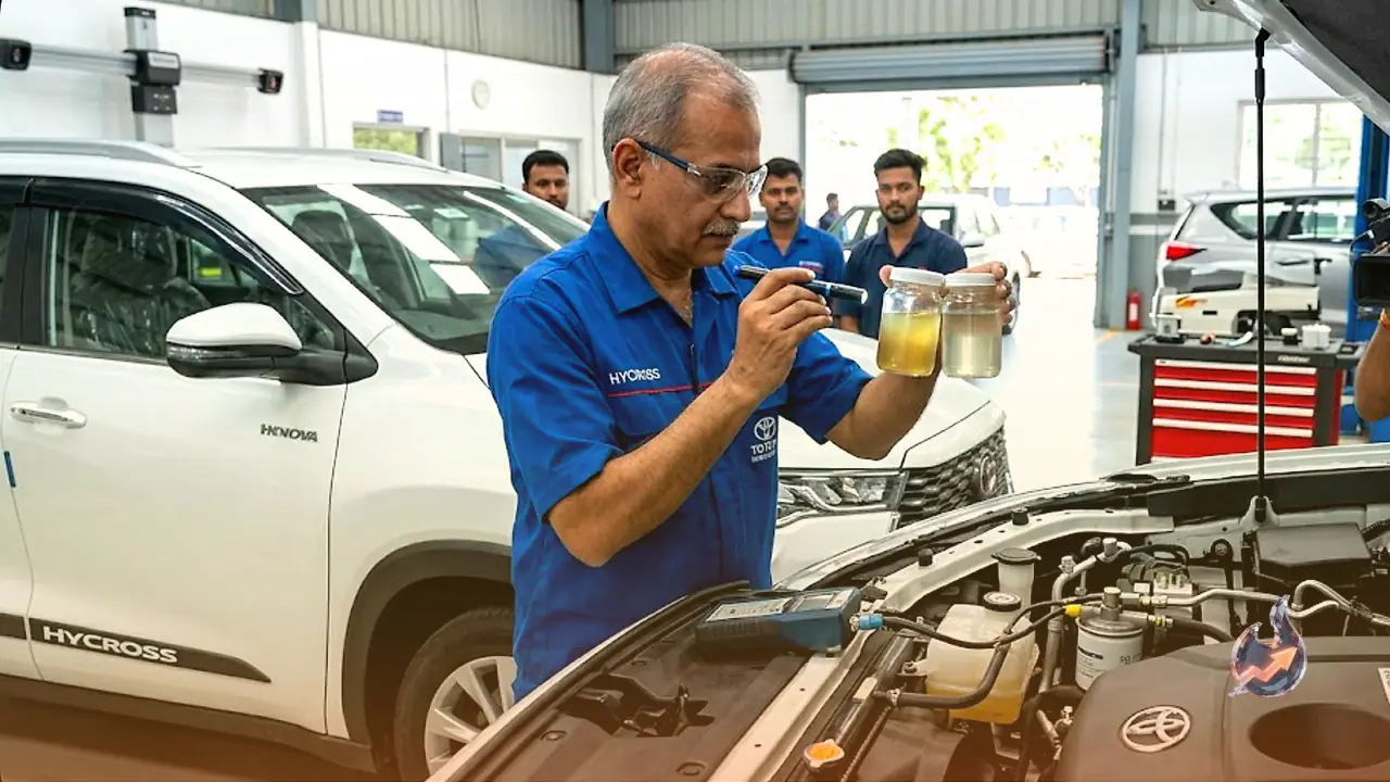 Toyota Blames Contaminated Fuel, Not E20 Petrol, For Manish Kashyap's Innova Hycross Breakdown