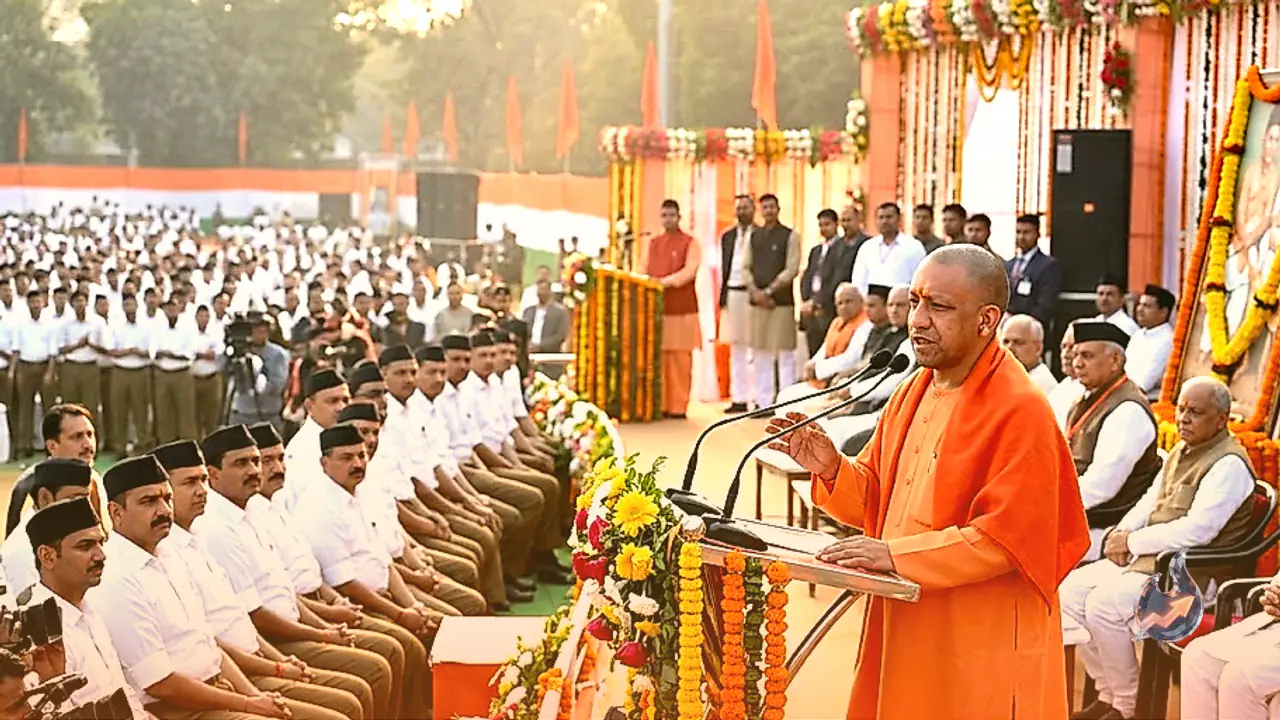 Marking RSS Foundation Day, Yogi Adityanath Commends Volunteers for Dedication to Nation