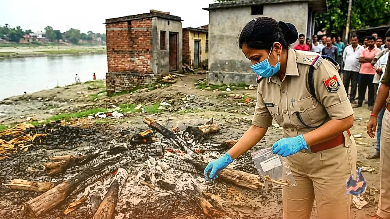 मसौढ़ी में 6 माह की गर्भवती विवाहिता की संदिग्ध हत्या, दरधा नदी के पास जलती चिता से पुलिस ने बरामद किए 6 अवशेष