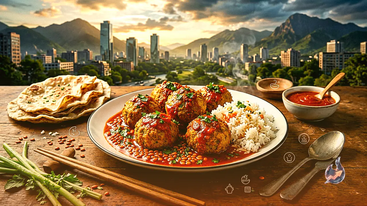 Make Delicious Koftas from Masoor Dal When Your Fridge is Empty, Enhanced with Tomato Gravy