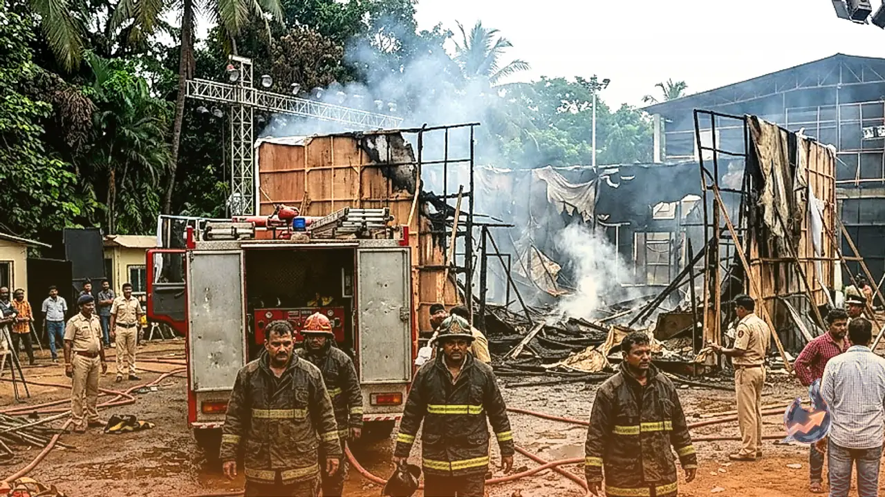 Massive Blaze Hits Sonali Bendre Show Set at Film City, AICWA Demands High Level Inquiry from Maharashtra CM