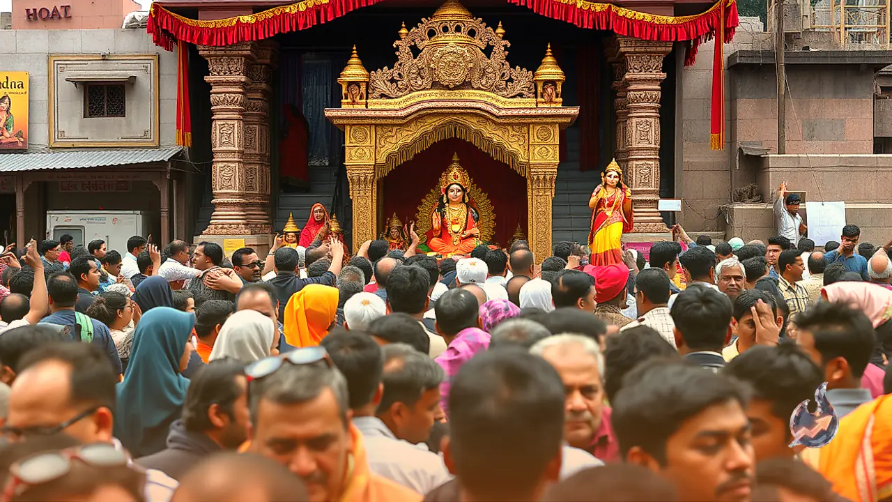 Massive devotee rush at Mata Vaishno Devi shrine, over 3.81 lakh pilgrims offer prayers during Navratri
