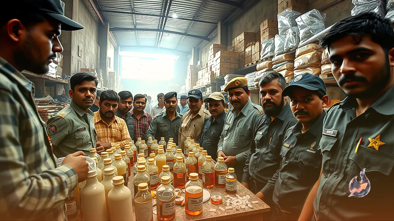 Massive Drug Bust in Patna's Fatuha: Over 22,800 Bottles of Banned Codeine Syrup Seized From Warehouse