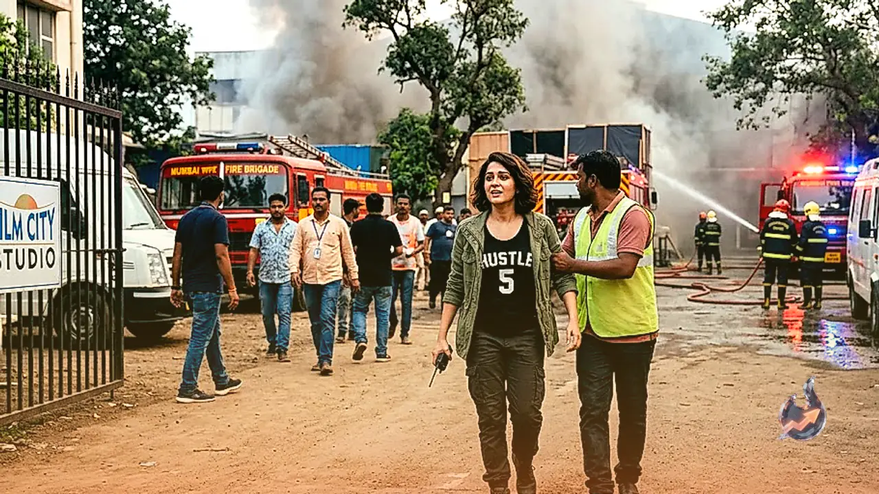 Massive Fire Breaks Out Near Reality Show Sets in Mumbai Film City, Hustle 5 Crew Evacuated Safely