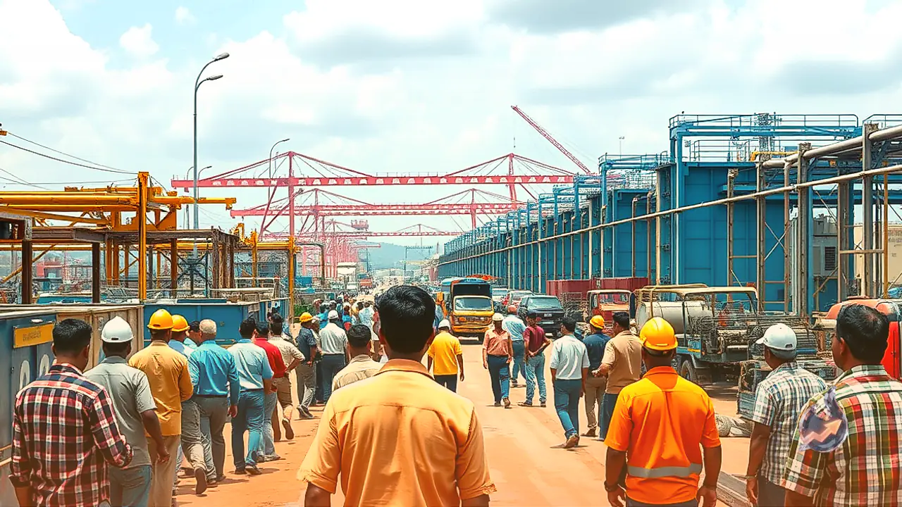 Massive Industrial Corridor Planned Between Visakhapatnam and Chennai to Connect Factories Directly to Deepwater Ports