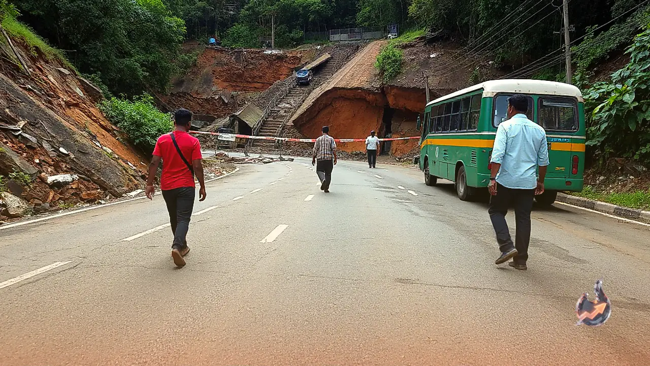 Massive Landslides Triggered by Rain Block Coonoor Highway in Tamil Nadu, Bus Driver Killed