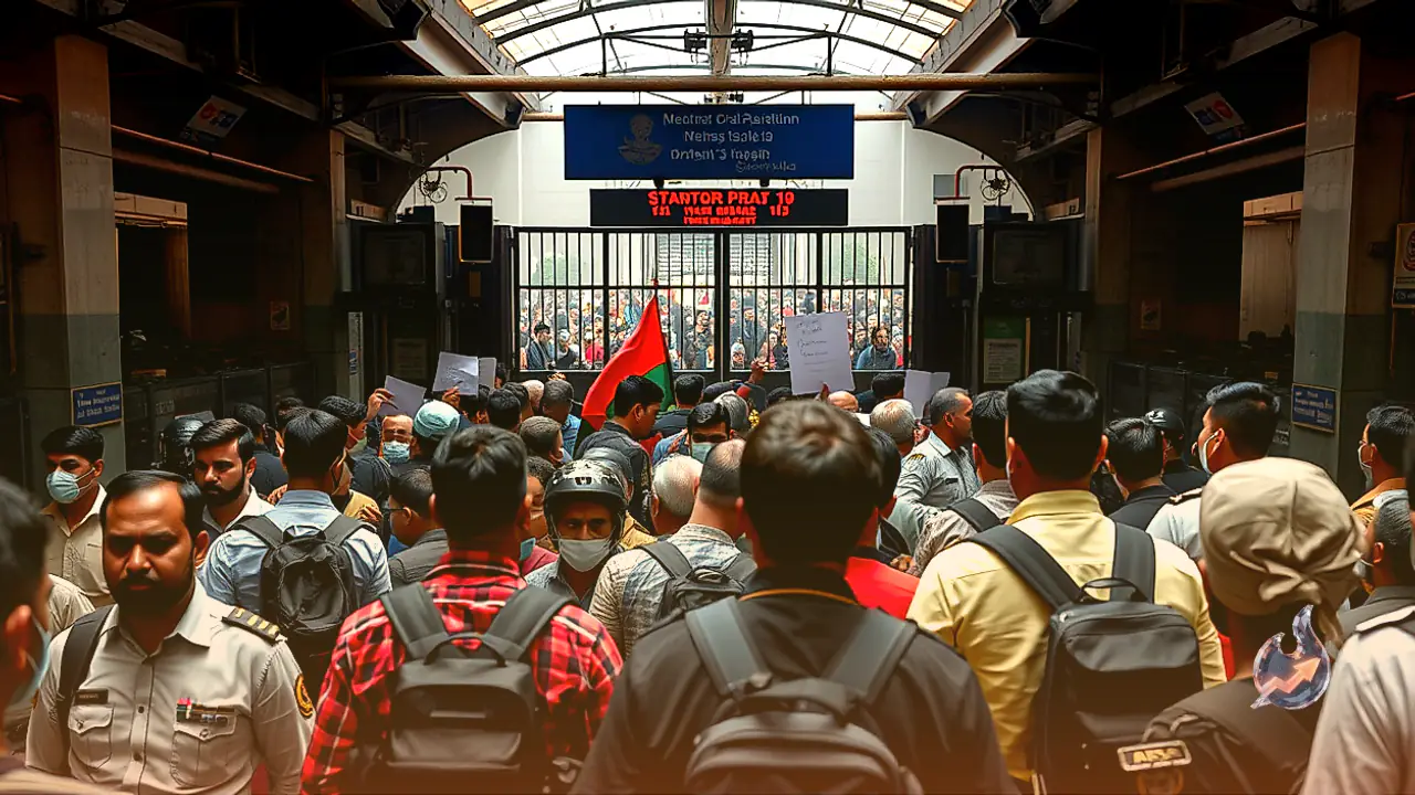 Massive Security Cover Ahead Of Jantar Mantar Protests Closes Gates Across 45 Delhi Metro Stations