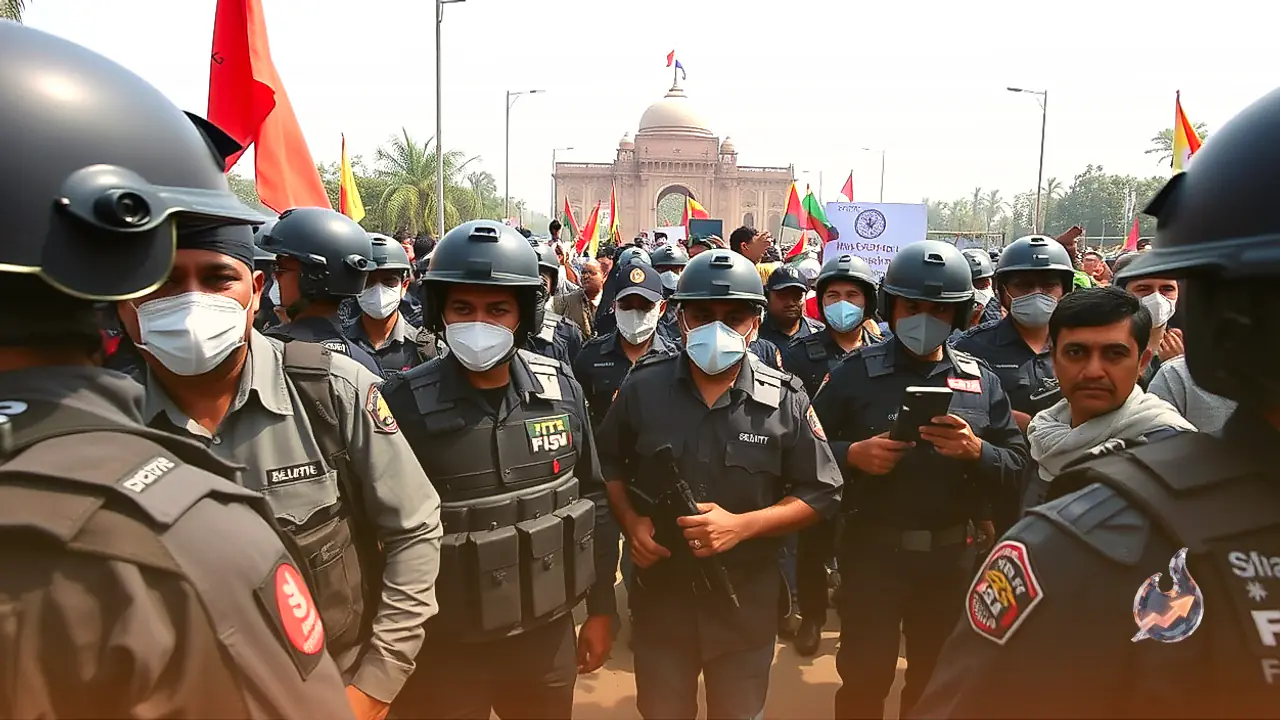 मुख्य चुनाव आयुक्त के इस्तीफे की मांग पर दिल्ली छावनी में तब्दील, 50 हजार लोगों के जुटने की आशंका के बीच हजारों जवान तैनात