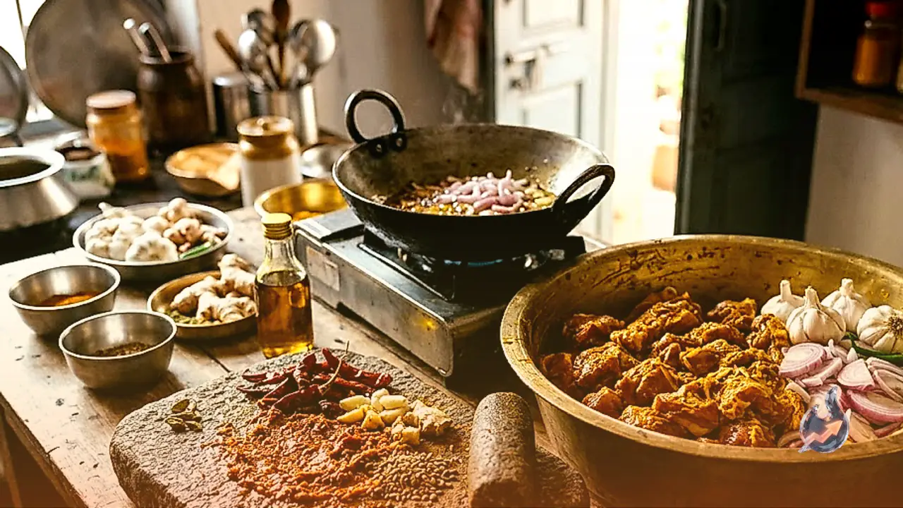 Master Mithila Style Desi Mutton at Home With Fresh Whole Spice Paste for Richer Flavor
