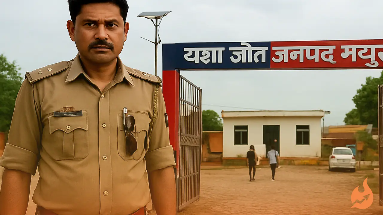 मथुरा में वर्दी की आड़ में वसूली का खेल: दरोगा जेल पहुंचा, अलीगढ़ से बुलाए गए दो गुर्गों पर 25-25 हजार का इनाम