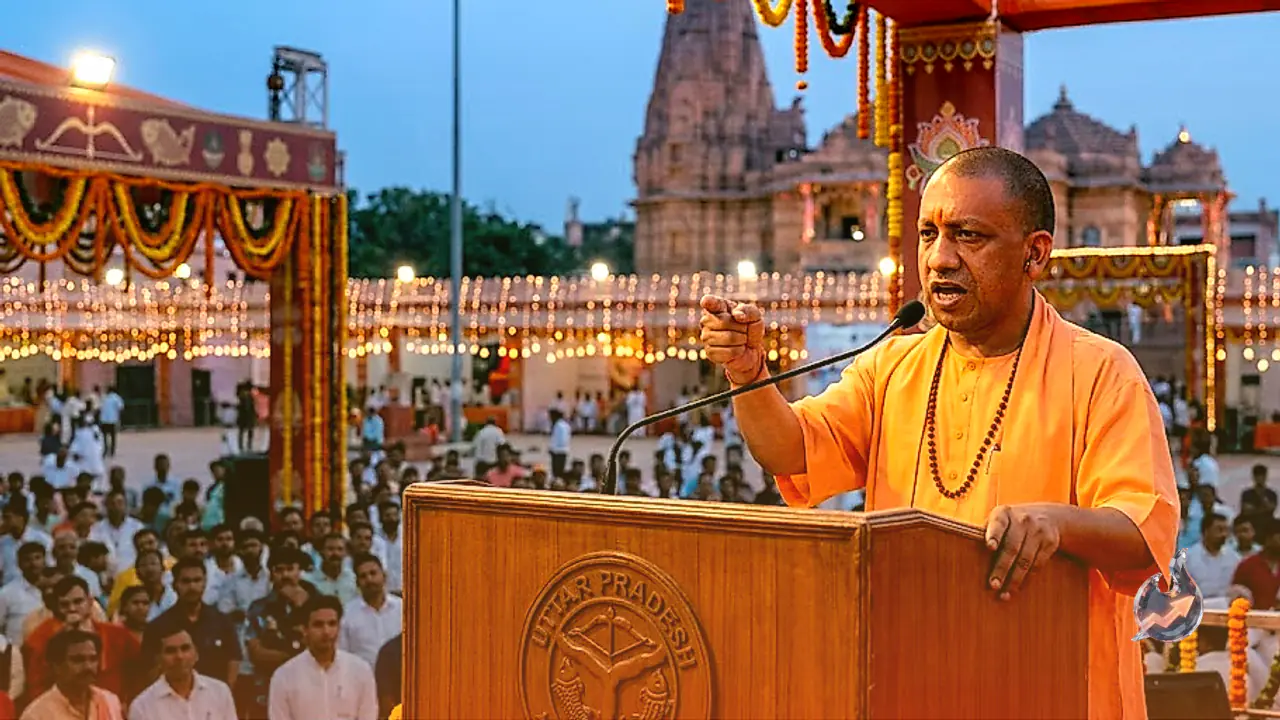 CM Yogi Adityanath Slams Anti-Social Elements During Mathura Janmashtami Address