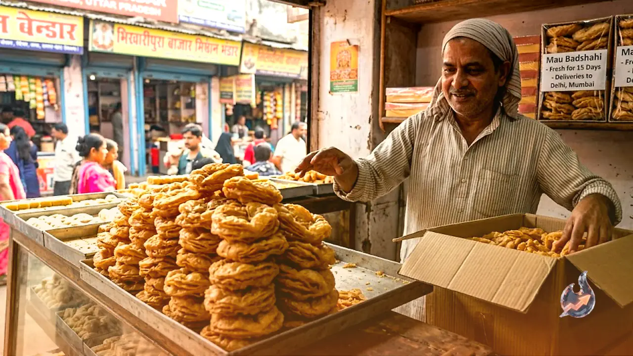 Mau's Badshahi Sweet Stays Fresh for 15 Days and Has Built Fans All the Way to Delhi and Mumbai